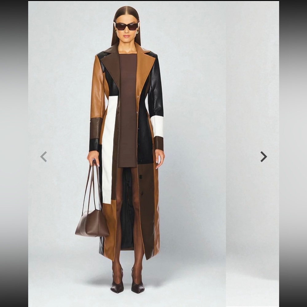 Colorblock Long Coat